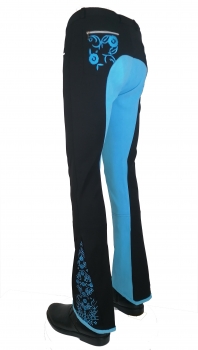 Damen Jodhpurreithose  "Bohemian" in Black/blue